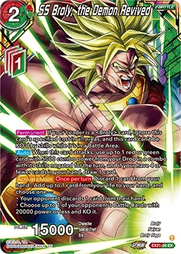 SS Broly, the Demon Revived EX21-34 card