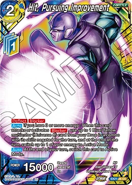 Hit, Pursuing Improvement EX21-36 card