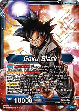 Goku Black EX22-01 Dragon Ball Masters card