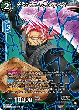 SS Rose Goku Black, Serving Justice EX22-04 card