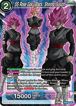 SS Rose Goku Black, Shining Illusion EX22-07 card