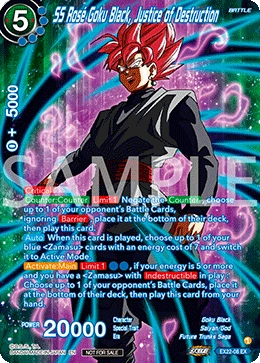 SS Rose Goku Black, Justice of Destruction EX22-08_PR card