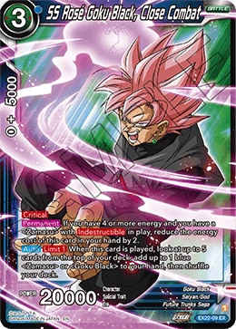 SS Rose Goku Black, Close Combat EX22-09 card