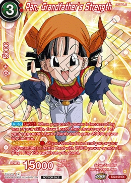 Pan, Grandfather’s Strength EX23-09_PR card