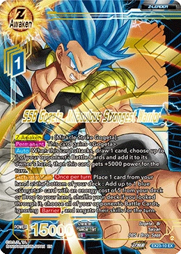 SSB Gogeta, Miraculous Strongest Warrior EX23-10 card