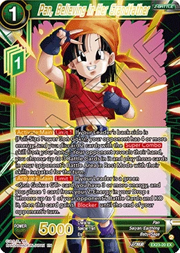 Pan, Believing in Her Grandfather EX23-20 card