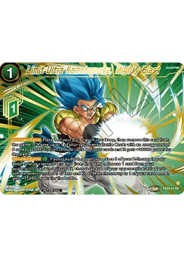 Limit Ultra Kamehameha, Mighty Blast EX23-21 Dragon Ball Masters card, Championship