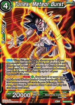 Turles, Meteor Burst EX23-22 card