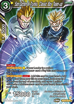 Son Goten & Trunks, Classic Boy Team-Up EX23-33 card