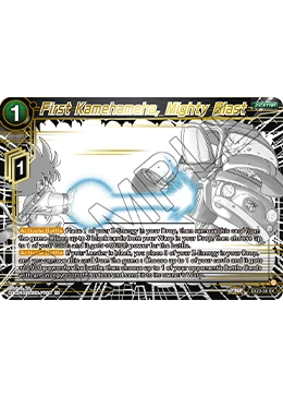 First Kamehameha, Mighty Blast EX23-38 Dragon Ball Masters card, Release Event