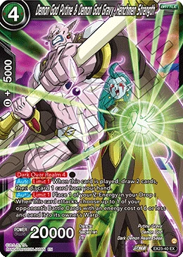 Demon God Putine & Demon God Gravy, Henchmen Strength EX23-40 Dragon Ball Masters card