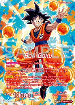 Son Goku EX24-01 Dragon Ball Masters card