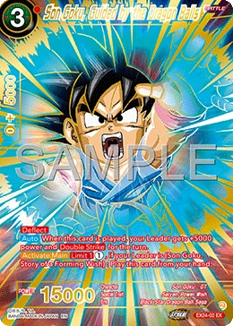 Son Goku, Guided by the Dragon Balls EX24-02 card