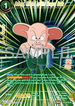 Oolong, Guided by the Dragon Balls EX24-08 card
