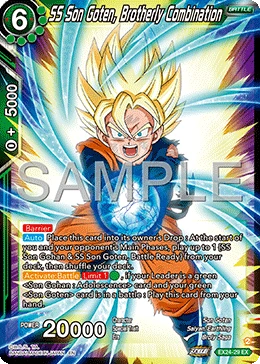 SS Son Goten, Brotherly Combination EX24-29 card