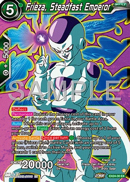 Frieza, Steadfast Emperor EX24-30 card