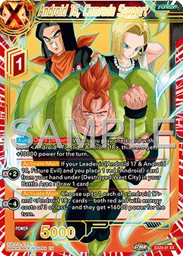 Android 16, Comrade Support EX25-01 Dragon Ball Masters card
