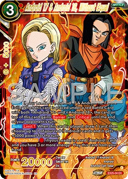 Android 17 & Android 18, Without Equal EX25-04 card