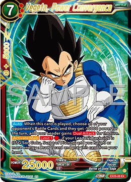 Vegeta, Power Convergence EX25-06 card