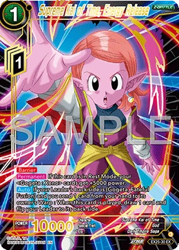 Supreme Kai of Time, Energy Release EX25-30 card