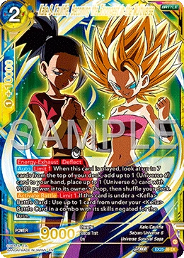 Kale & Caulifla, Becoming the Strongest in the Multiverse EX25-39 card