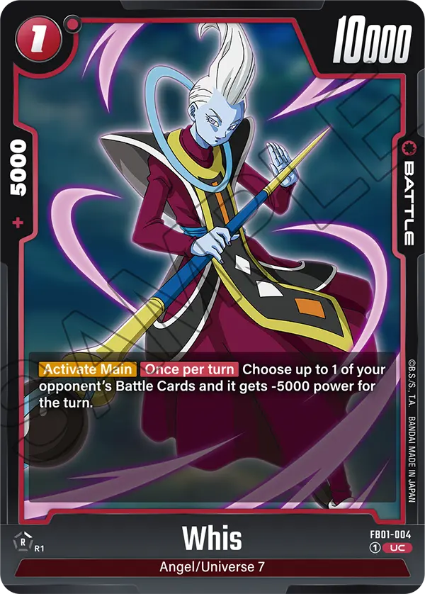 Whis FB01-004 card