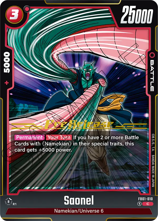 Saonel FB01-010-p1 card