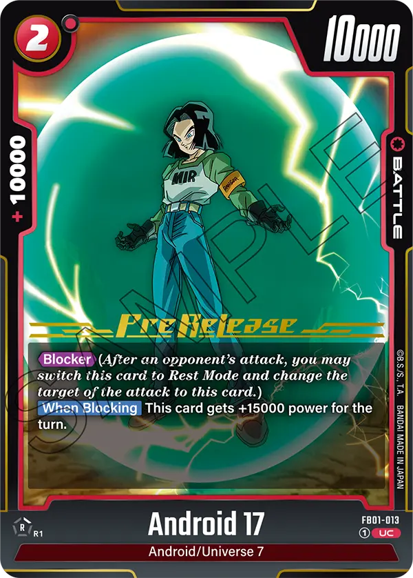 Android 17 FB01-013-p1 card