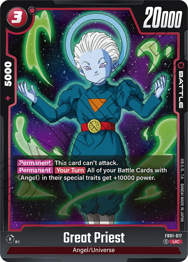 Great Priest FB01-017 card