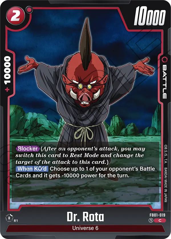 Dr. Rota FB01-019 card