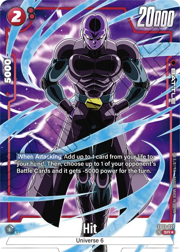 Hit FB01-021-p1 card