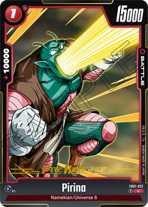 Pirina FB01-022-p1 card