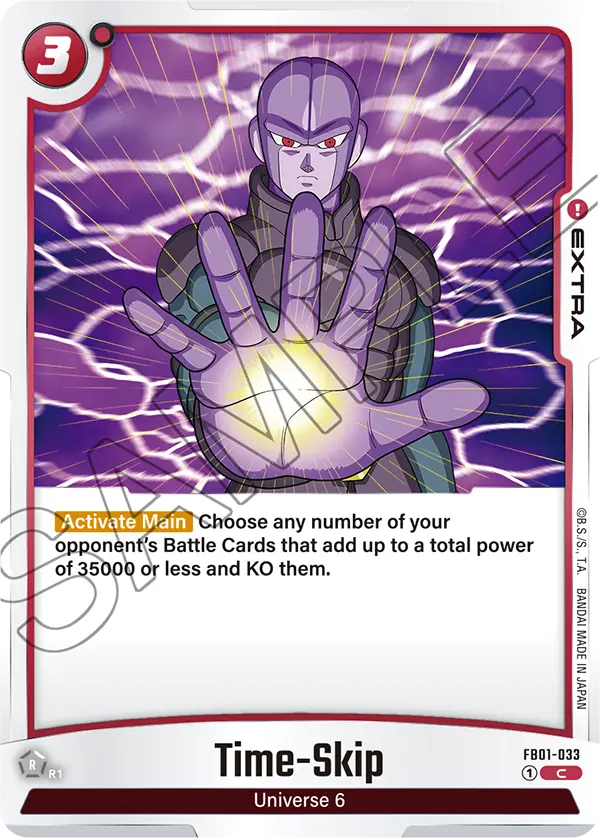 Time-Skip FB01-033 card