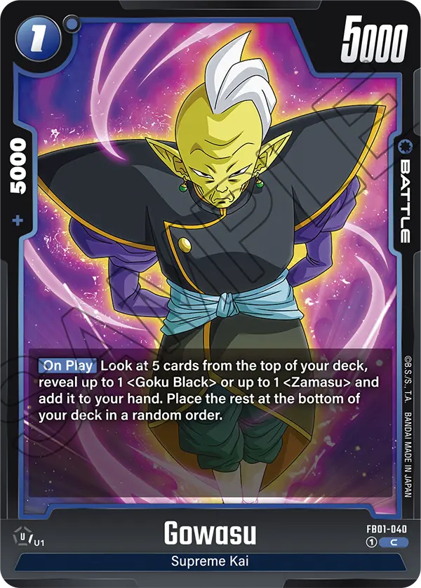Gowasu FB01-040 card