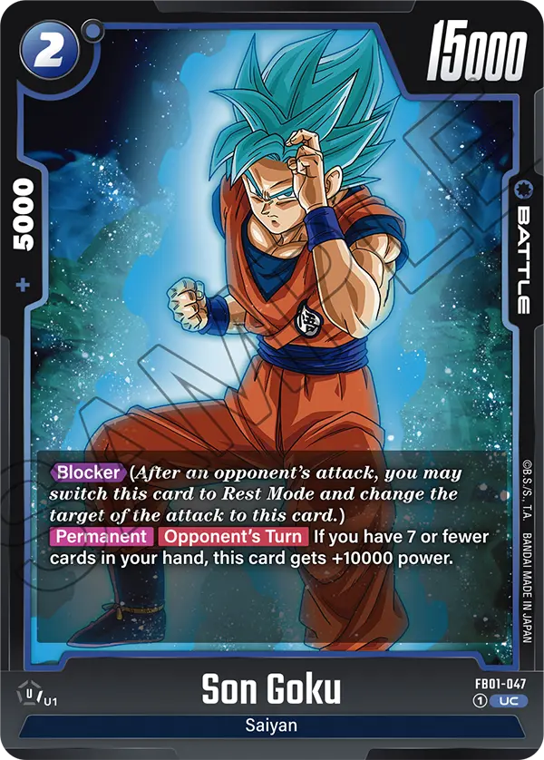 Son Goku FB01-047 Dragon Ball Fusion World card