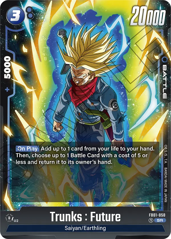 Trunks : Future FB01-050 card