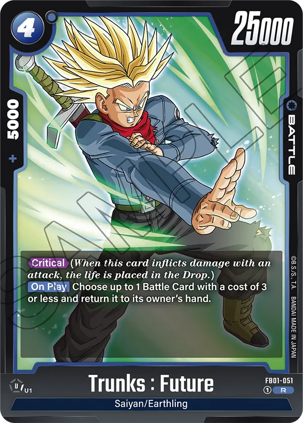 Trunks : Future FB01-051 card