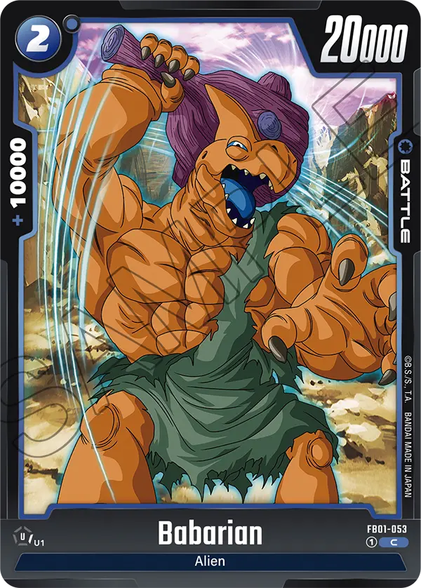 Babarian FB01-053 card
