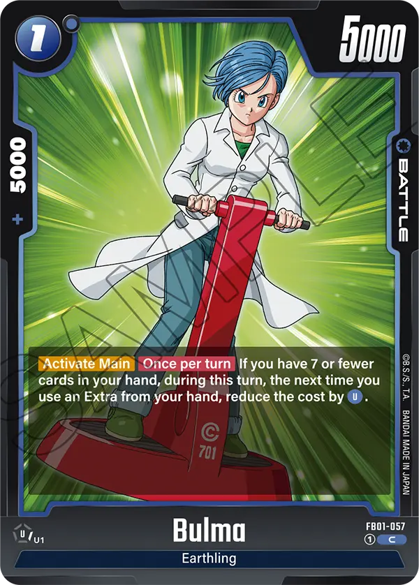 Bulma FB01-057 card