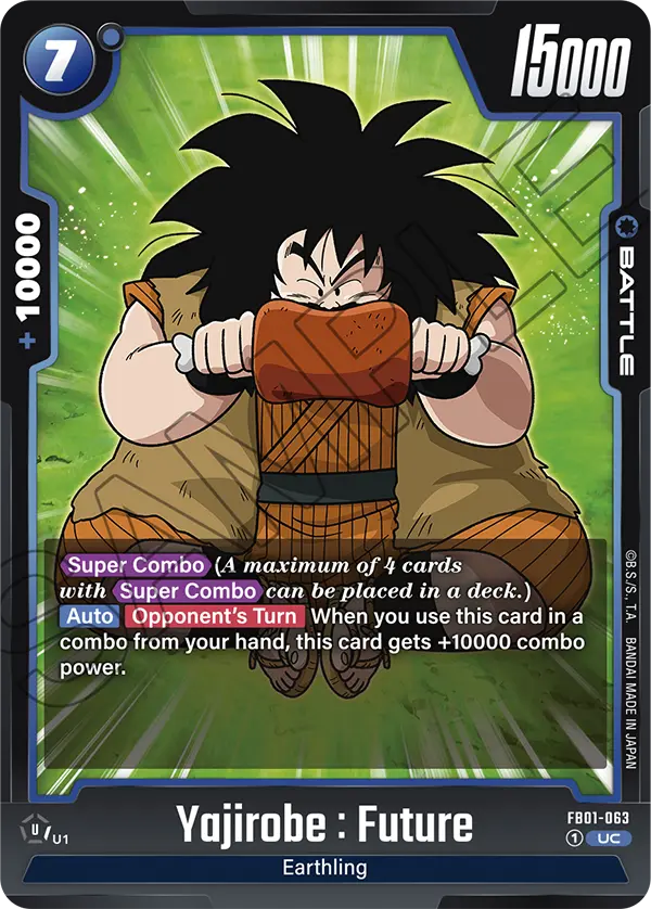 Yajirobe : Future FB01-063 card