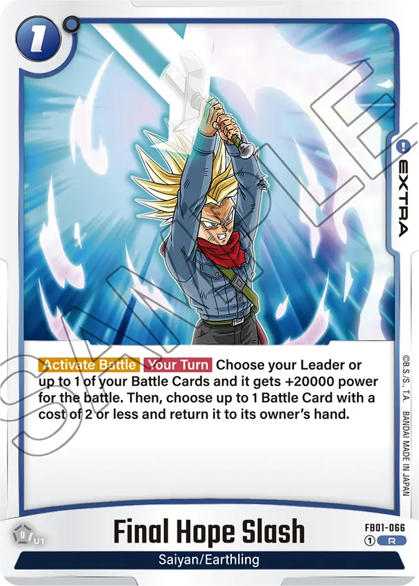 Final Hope Slash FB01-066 card