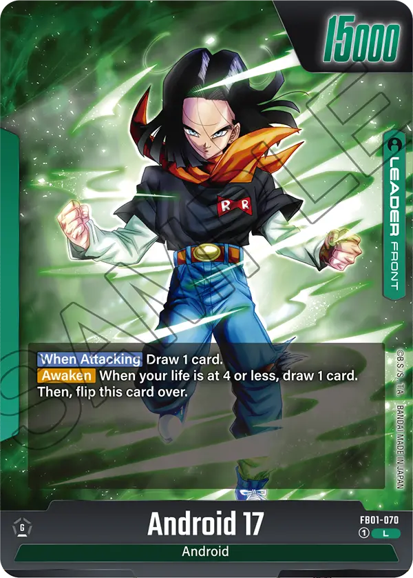 Android 17/Android 18 FB01-070 card