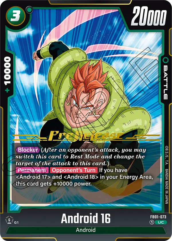 Android 16 FB01-073-p1 card