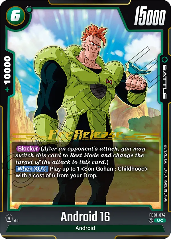 Android 16 FB01-074-p1 card