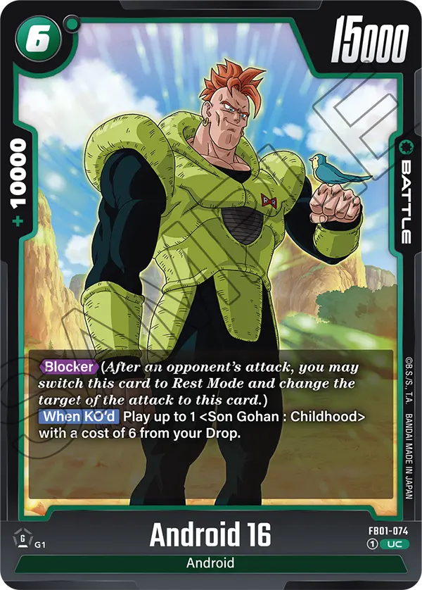 Android 16 FB01-074 card