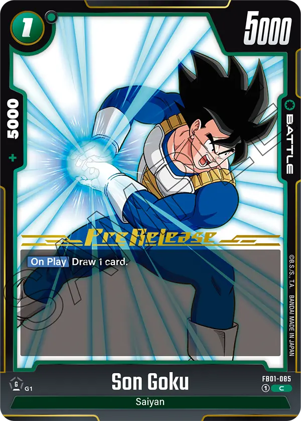 Son Goku FB01-085 Dragon Ball Fusion World card, Variant 2