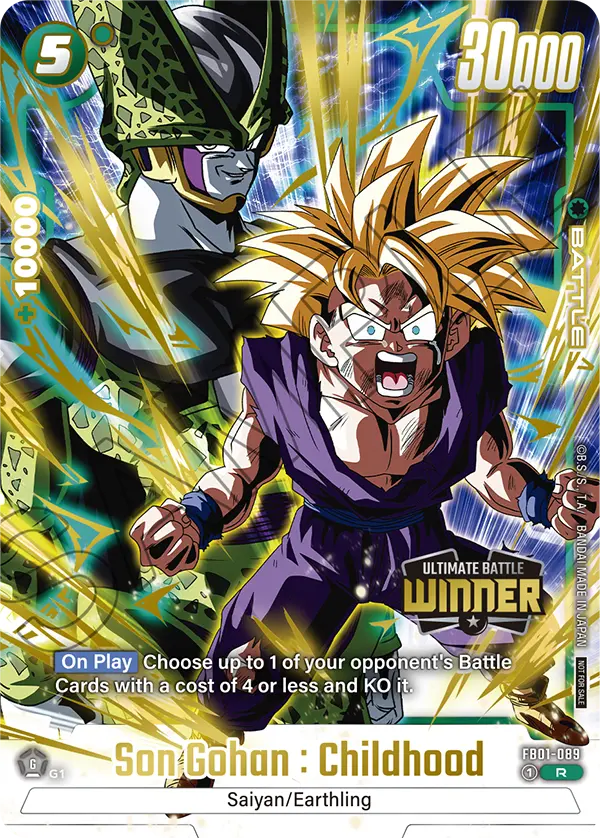 Son Gohan : Childhood FB01-089-p1 card