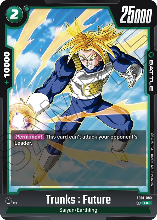 Trunks : Future FB01-093 card