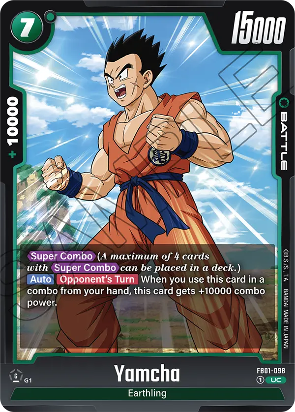 Yamcha FB01-098 card