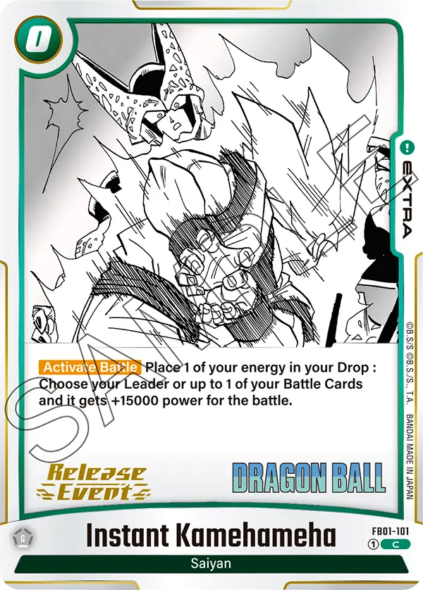 Instant Kamehameha FB01-101-p3 card